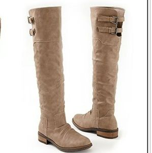 Venus Buckle Knee High Boot